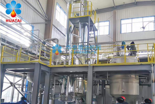 Deodorize process in crude palm oil refinery plant